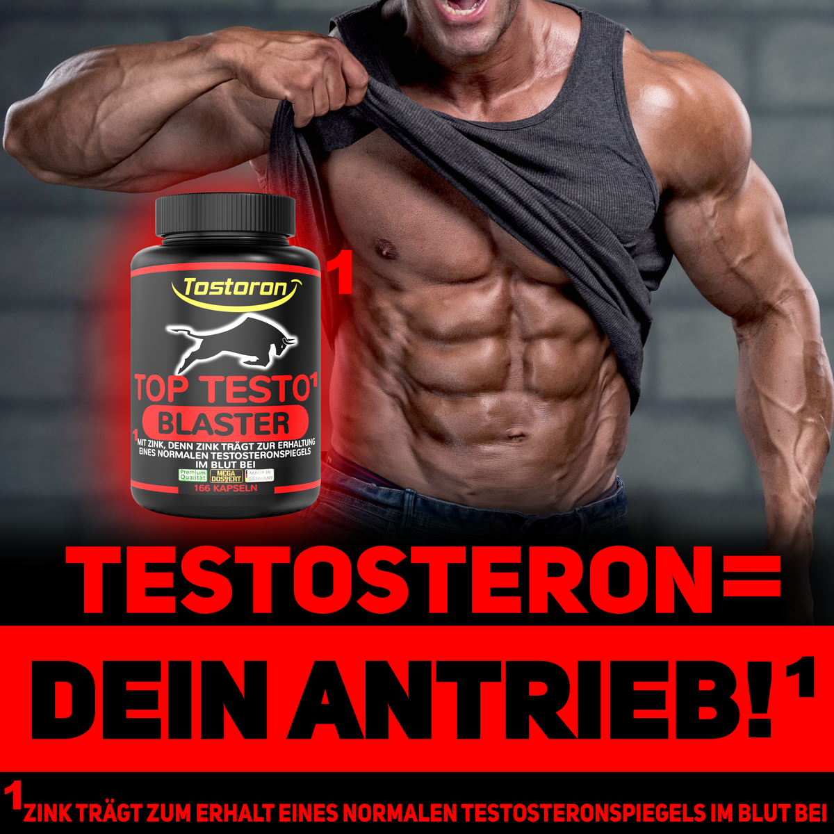 Die VOLLE LADUNG Tostoron - mit 14 Inhaltsstoffen