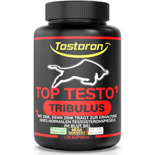 Lade das Bild in den Galerie-Viewer, TOP TESTO¹ TRIBULUS ¹mit Zink - trägt zum Erhalt eines normalen TESTOSTERONSPIEGELS bei
