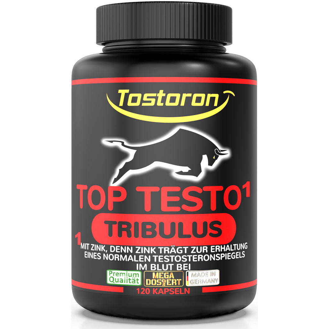 TOP TESTO¹ TRIBULUS ¹mit Zink - trägt zum Erhalt eines normalen TESTOSTERONSPIEGELS bei